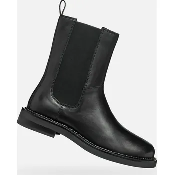 Dámské kozačky Geox Dámské Černá dámská kotníková obuv Geox Serilda Černá 39 (2941095)