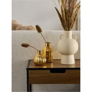 Váza Sinsay - Rýhovaná váza - zlatá - 627HN-GLD - 627HN-GLD-ONE