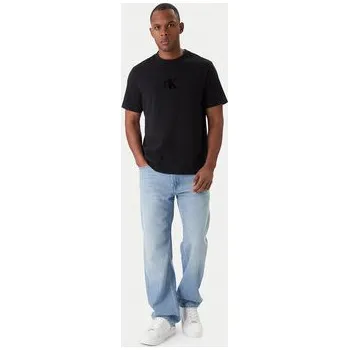 Pánské tričko Calvin Klein Jeans T-Shirt 20s Easy LV04RD253G Černá Regular Fit XL