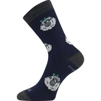 Pánské termo ponožky VLNĚNKA DĚTSKÁ teplé veselé merino ponožky VoXX