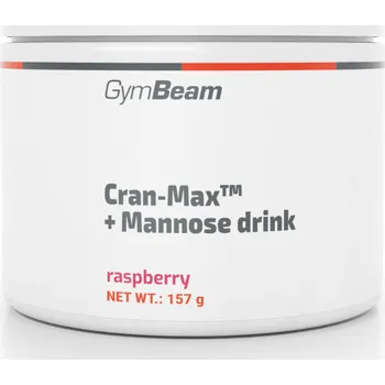 Anabolizér GymBeam Cran-Max™ + Mannose drink 157 g malina