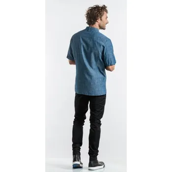 Pánská košile Chaud Devant | Kuchařská košile s krátkými rukávy Verano Blue - Blue / 3XL / 3XL / modrá