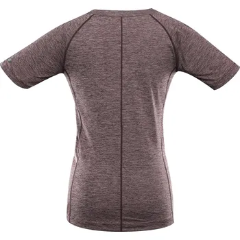 cyklistický dres Dámský rychleschnoucí cyklistický dres ALPINE PRO GERETA 2 fialová 2XL