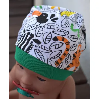 Doplněk pro panenku Čepice "barevná ZOO"