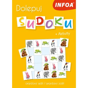 Dolepuj sudoku + Aktivity - oranžový sešit / oranžový zožit