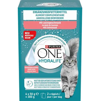 Pamlsek pro kočku PURINA ONE HYDRALIFE Losos 6x50 g
