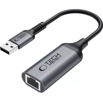Video kabel Adaptér Tech-Protect UltraBoost USB-A 3.0 Ethernet RJ45 1000mbps černý