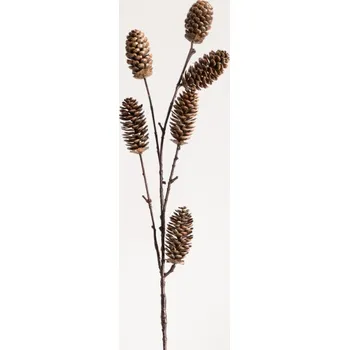 umělá květina Umělá větvička PINECONE hnědá 752643