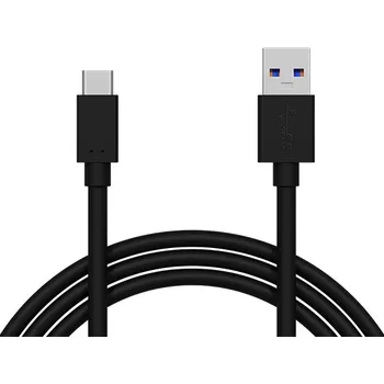 Datový kabel USB 3.0 A na USB-C Kabel 0,5m Černý