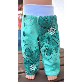 Doplněk pro panenku Legíny vzorované do modra