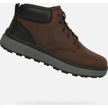 Pánské tenisky Geox Pánské Tmavě hnědá pánská kotníková obuv Geox Granito + Grip Hnědá 44 (2942969)