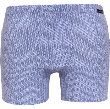 Pánské elegantní boxerky Andrie PS 5935 šedomodré velikost 3XL-62/64
