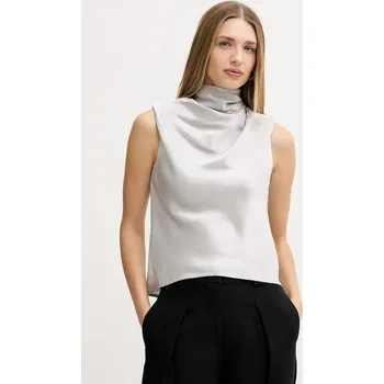 Dámská halenka Halenka Pinko dámská, šedá barva, hladká, 106080 A1Y5 106080.A1Y5 90X, vel. 36