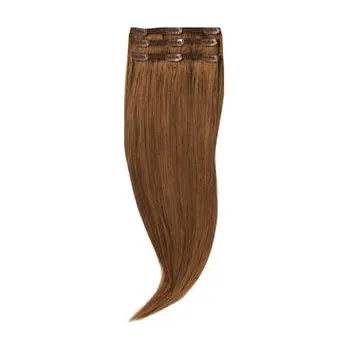 Rapunzel of Sweden Classic Clip-ins Straight / Light Volume / 3 pieces 5.4 Copper Brown 50 cm Prodloužení vlasů