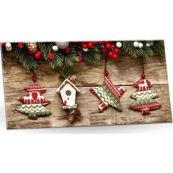 Čokoláda Hořká čokoláda 72% s brusinkami, Vánoční ozdoby, 1