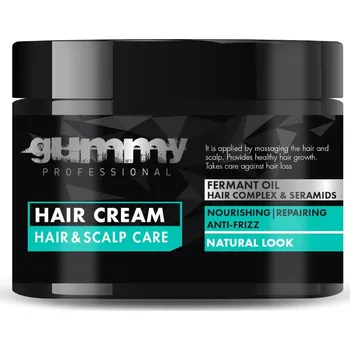 Pleťový krém Gummy Hair Cream - výživný bezoplachový krém na vlasovou pokožku, 200 ml