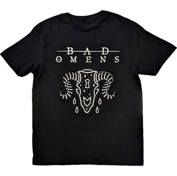Pánské tričko Bad Omens Ram Skull Black M Tričko