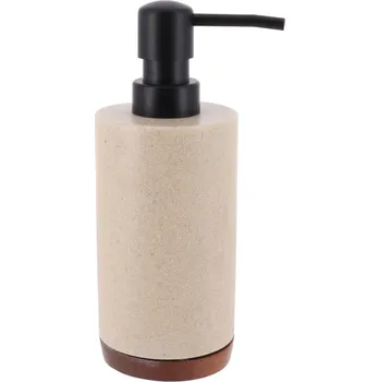 Dávkovač mýdla Dávkovač mýdla Vegar, béžová/s dřevěnými prvky, 200 ml