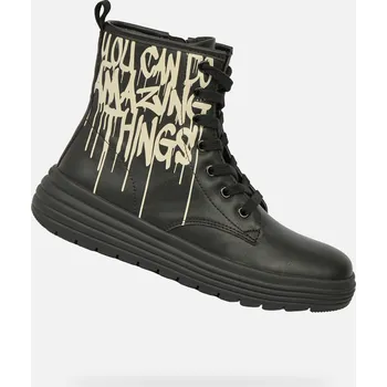 Dívčí tenisky Geox Dívčí Černá dívčí kotníková obuv Geox Phaolae Girl Černá 33 (2942194)