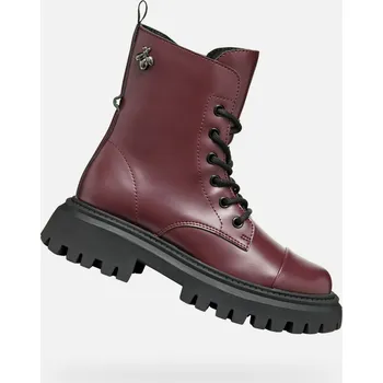 Dívčí tenisky Geox Dívčí Vínová dívčí kotníková obuv Geox Maquinnens Girl Červená 31 (2942078)