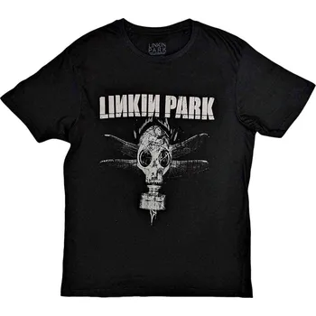 Pánské tričko Linkin Park Gas Mask Black XL Tričko