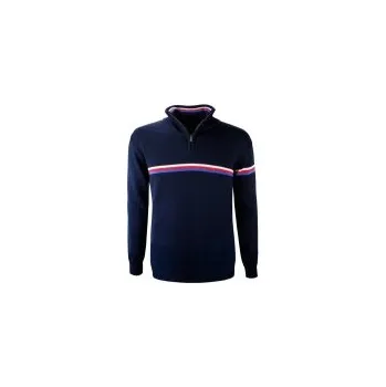 Pánský svetr Kama Merino svetr 4056 L - tmavě modrá + doprava zdarma!