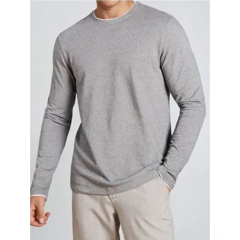 Sinsay - Tričko s dlouhými rukávy - šedá - 658EY-90M - 658EY-90M-S