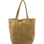 Kabelka z broušené kůže Patrizia 419-013-05 taupe