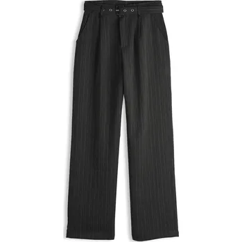 GATE Pruhované kalhoty s páskem 34 625-0611/85