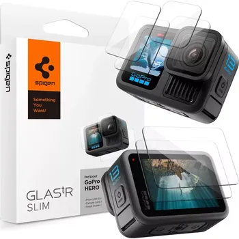 Fólie pro tablet Sada tvrzených skel Spigen GLAStR SLIM 2-SET GoPro HERO 13 čirá