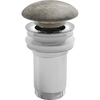 Sifon Sapho umyvadlová výpust 5/4 click-clack keramická zátka 10-50 mm breccia mramor hnědá AR900BM