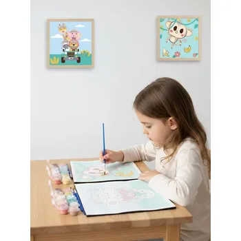 Sinsay - Sada na malování podle čísel 2 pack - vícebarevná - 022JF-MLC - 022JF-MLC-ONE