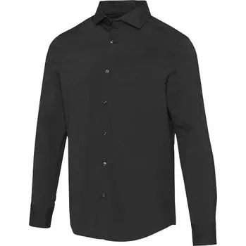 Pánská košile Carnelian pánská košile z poplínu - Černá, 3XL