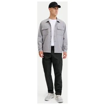 Pánské kalhoty Jack & Jones Kalhoty z materiálu Kane 12278911 Černá Relaxed Fit M