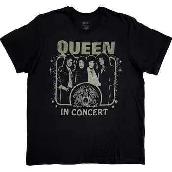 Pánské tričko Queen Tričko In Concert Unisex Black L