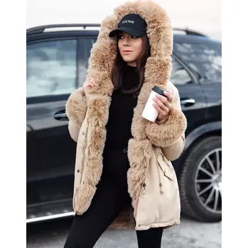 Dámská parka DStreet Charmfur TY4770 XL 