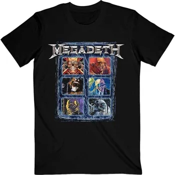 Pánské tričko Megadeth Vic Head Grip Black S Tričko