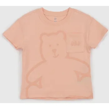 GAP Dívčí Baby tričko s kapsičkou GAP Oranžová 5 let (2949859)