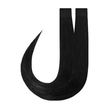 Rapunzel of Sweden Premium Tape Extensions Straight / Classic Tape 4 cm / 8 pieces 1.0 Black 50 cm Prodloužení vlasů