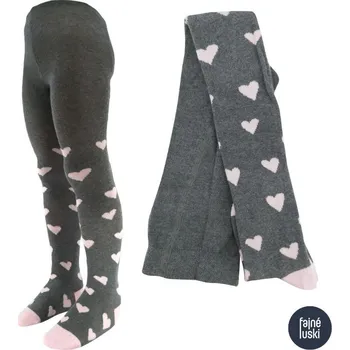 Punčochové kalhoty dětské MAX s obrázkem SRDÍČEK