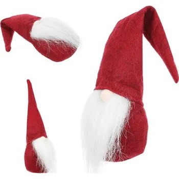 Vánoční ozdoba Vánoční elf figurka - červený