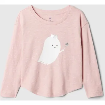 GAP Dívčí Baby bavlněné tričko Gap Růžová 2 roky (2950039)