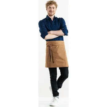 Kuchyňská zástěra Chaud Devant | Kuchařská zástěra Base Chestnut - Brown / W100 - L45 cm / W100 - L45 cm / hnědá