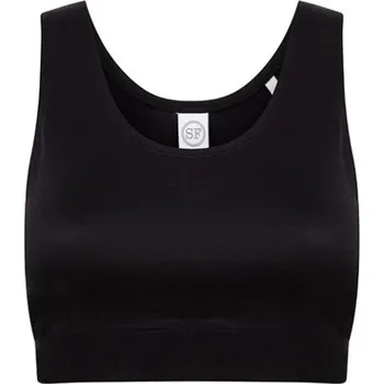Dívčí tílko Sf Dívčí crop top SM236 Black-Black 11-12 years