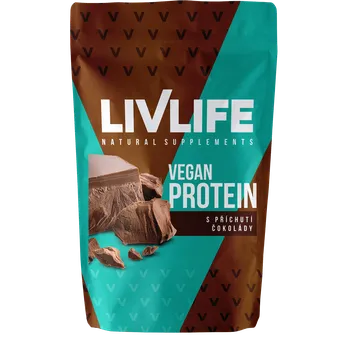 Protein LIVLIFE Vegan protein s příchutí čokolády 490 g
