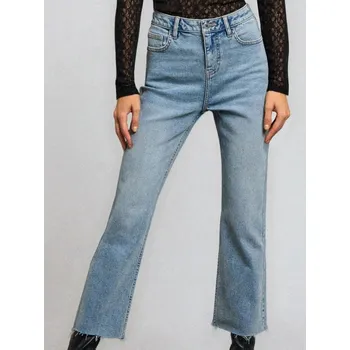 Dámské džíny Sinsay - Džíny střihu kick flare - modrá - 782FI-50J - 782FI-50J-38