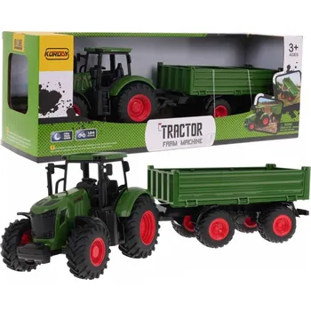 autíčko Lebula Tahač s návěsem - sada velkých vozidel v měřítku 1:24 zelený