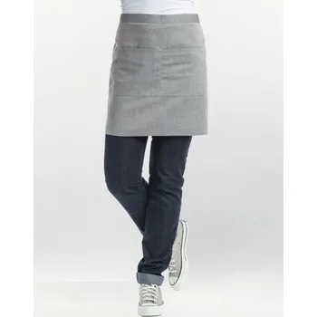 Kuchyňská zástěra Chaud Devant | Kuchařská zástěra Base Stone - Grey / W100 - L45 cm / W100 - L45 cm / šedá