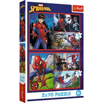 Trefl Puzzle 2x70 Spiderman / Pavoučí příběhy