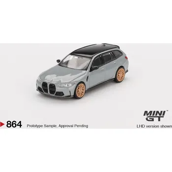 autíčko BMW M3 TOURING (G81) COMPETITION BROOKLYN GREY 2024 - 1:64 - Mini GT